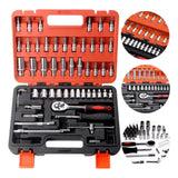 Kit Jogo Catraca Reversível Soquetes 53 Peças.