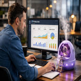 ventilador com umidificador