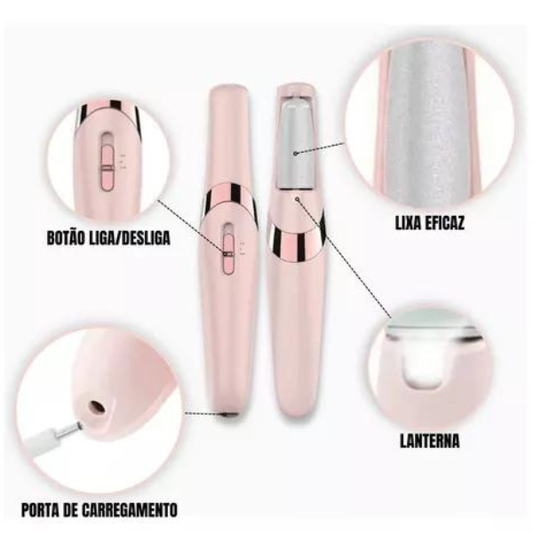 Removedor de calos e rachaduras