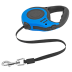 Coleira retrátil para cachorro.