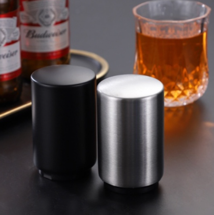 Abridor De Garrafas Magnético Automático Em Aço Inox
